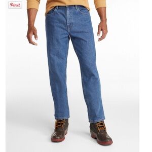 LL Bean Men’s Vintage Standard Fit Double L Jeans Size 40x32 EUC